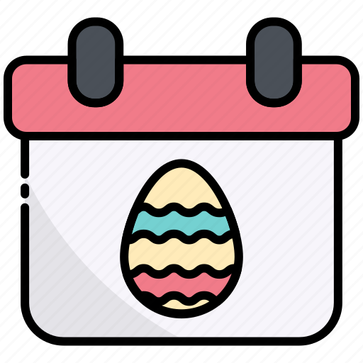 Calendar, easter, eggs, celebration, religion, festival, holiday icon - Download on Iconfinder