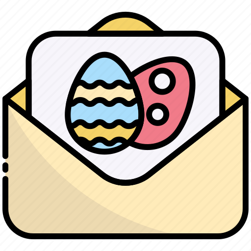 Mail, message, email, invitation, easter, easter-eeg, celebration icon - Download on Iconfinder