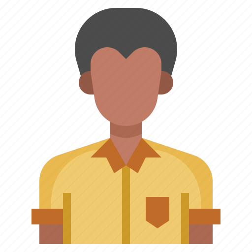 Man, black, person, spring, avatar, clothes icon - Download on Iconfinder