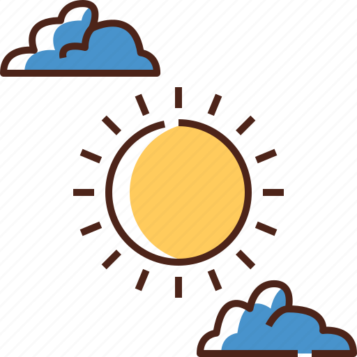 Cloudy, sun, cloudy sun, weather, cloud, spring, nature icon - Download on Iconfinder