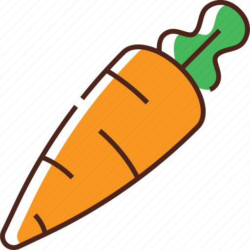 Carrot, food, vegetable, healthy, vegetarian, meal, fresh icon - Download on Iconfinder
