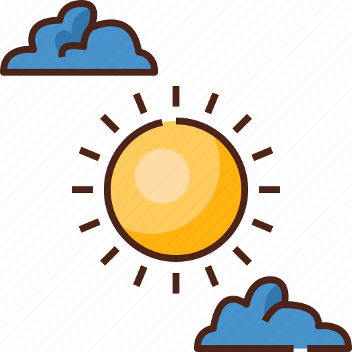 Cloudy, sun, cloudy sun, weather, cloud, spring, nature icon - Download on Iconfinder