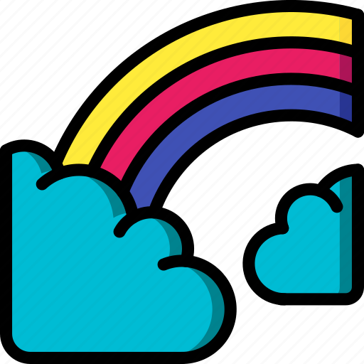 Cloud, raindow, sky, spring, weather icon - Download on Iconfinder