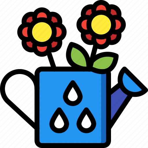 Can, flower, spring, watering icon - Download on Iconfinder