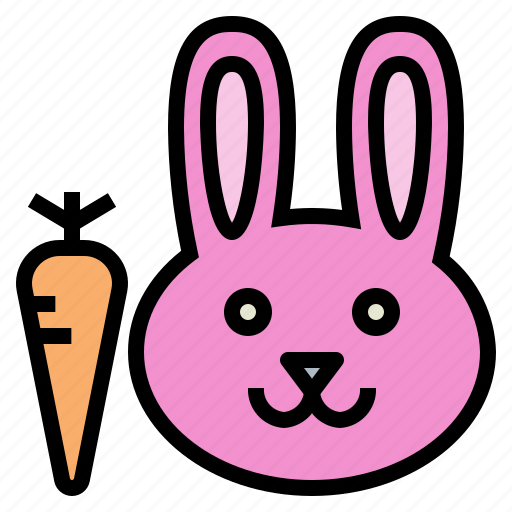 Animal, bunny, carrot, face, rabbit icon - Download on Iconfinder