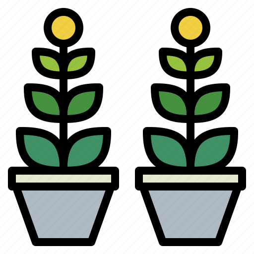 Garden, ornamental, plant, plants, potted icon - Download on Iconfinder