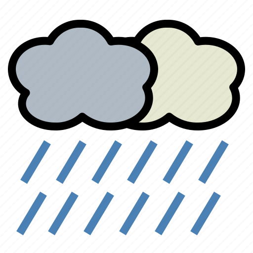 Rain, rainfall, rainy, shower, wet icon - Download on Iconfinder