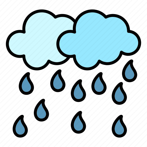 Spring, raining, weather, clouds, rain, umbrella, forecast icon - Download on Iconfinder