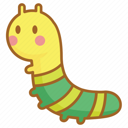 Bug, caterpillar, cute, garden, insect, larvae, nature icon - Download on Iconfinder