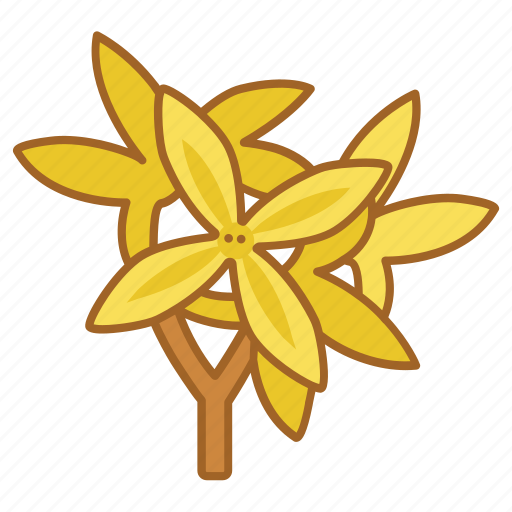 Bloom, flower, forsythia, nature, spring icon - Download on Iconfinder