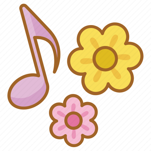 Bloom, flower, music, musical, song, spring icon - Download on Iconfinder