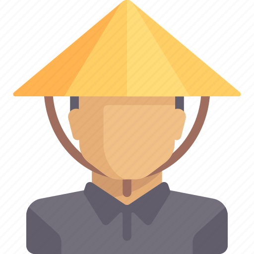 Man, avatar, china, chinese, farmer, person icon - Download on Iconfinder