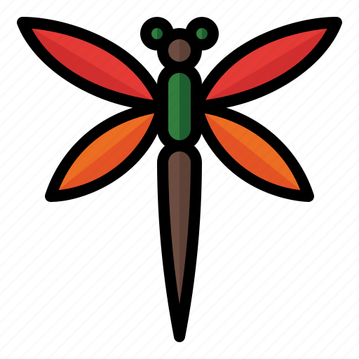 Spring, season, nature, animal, bug, dragonfly icon - Download on Iconfinder
