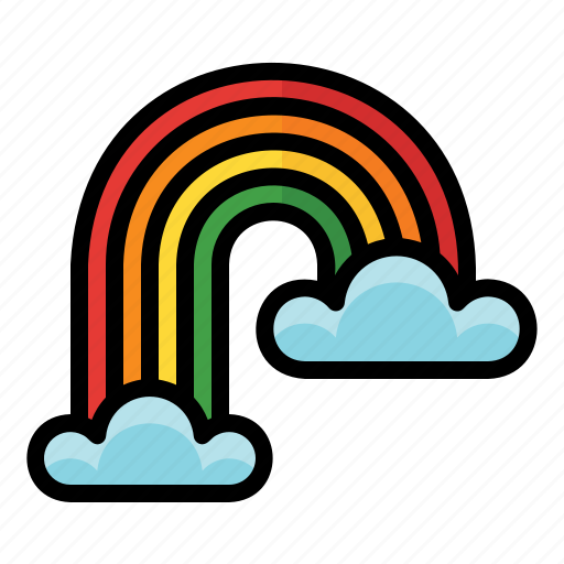 Spring, season, nature, cloud, rainbow icon - Download on Iconfinder