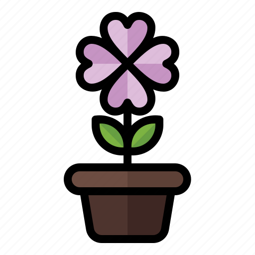 Spring, season, nature, flower, pot, vase, 1 icon - Download on Iconfinder