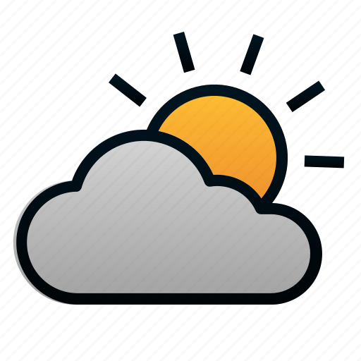 Cloud, cloudy, spring, sun, weather icon - Download on Iconfinder