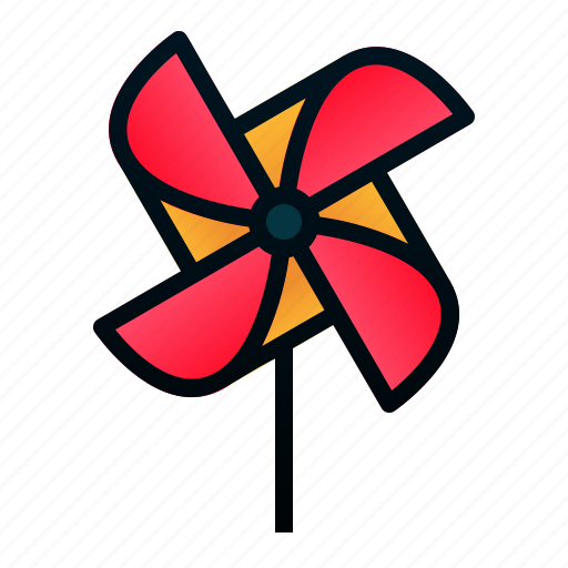 Spring, craft, origami, pinwheel, windmill icon - Download on Iconfinder