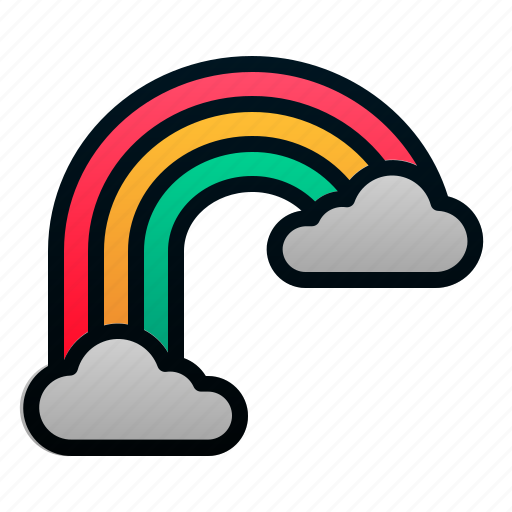 Forecast, rainbow, spring, weather icon - Download on Iconfinder