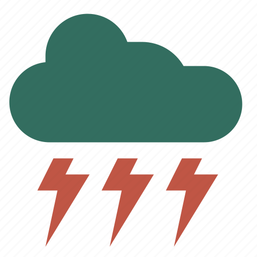 Spring, cloud, heavy, rain, strom, weather icon - Download on Iconfinder