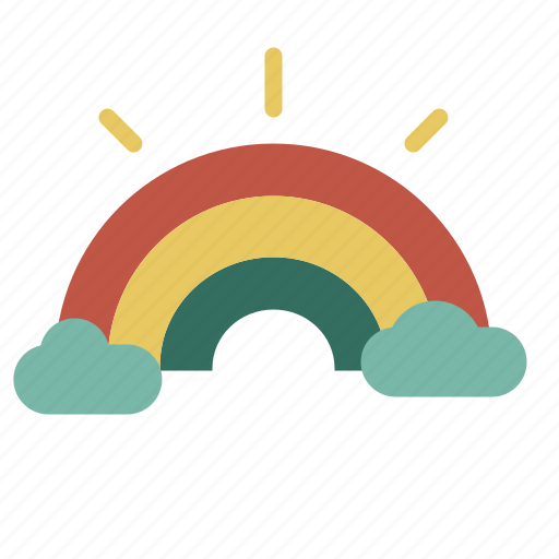 Spring, rainbow, bow, cloud, pride, rain icon - Download on Iconfinder
