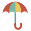 spring, umbrella, protection, rain, security, rainy 