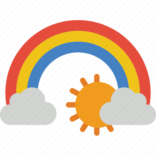 Cloud, rainbow, sky, spring, weather icon - Download on Iconfinder