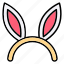 bunny, ears, rabbit, easter, decoration, holiday, spring 