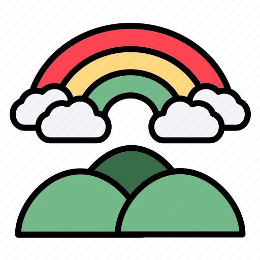 Rainbow, weather, cloud, cloudy, sky, colorful, spring icon - Download on Iconfinder