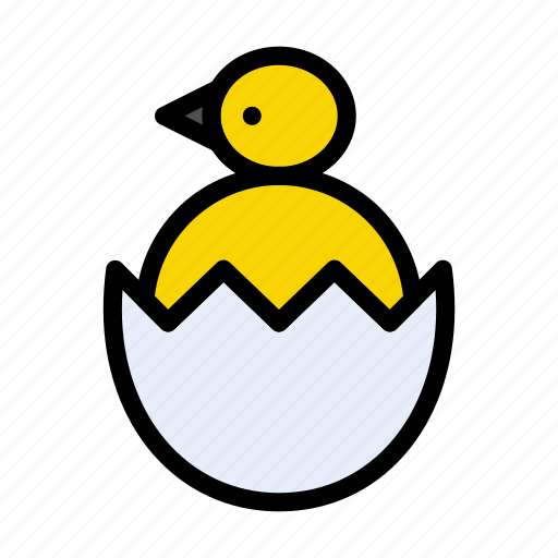 Chicken, egg, spring, shell, easter icon - Download on Iconfinder