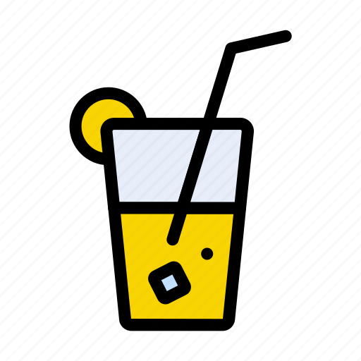 Juice, drink, soda, straw, glass icon - Download on Iconfinder