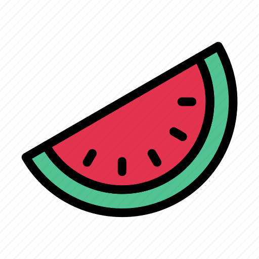 Watermelon, fruite, slice, food, spring icon - Download on Iconfinder