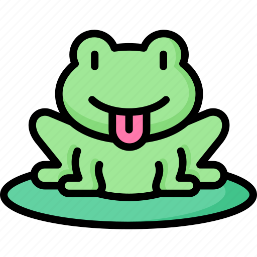 Frog, animal, smile, toad, cute icon - Download on Iconfinder