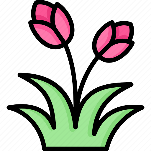 Grass, flower, tulip, gardening, plant, floral icon - Download on Iconfinder