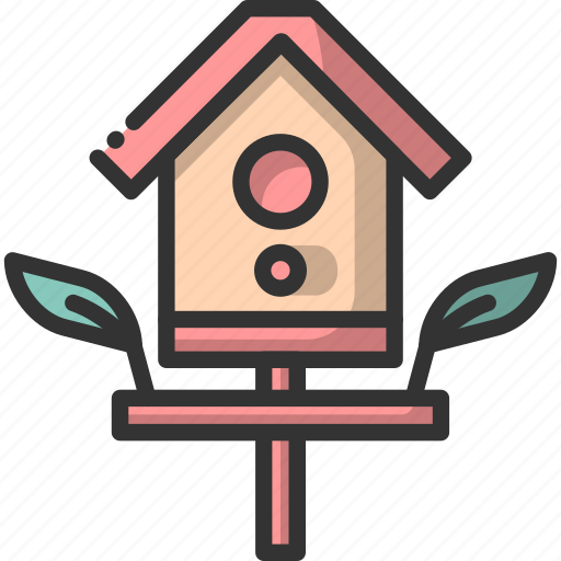 Spring, lineal, season, bird, house icon - Download on Iconfinder