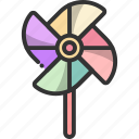spring, lineal, season, pinwheel, windmill