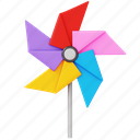 pinwheel, wind, toy, kid, spring 