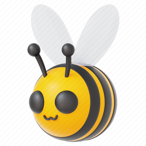 Bee, fly, hive, honey, spring 3D illustration - Download on Iconfinder