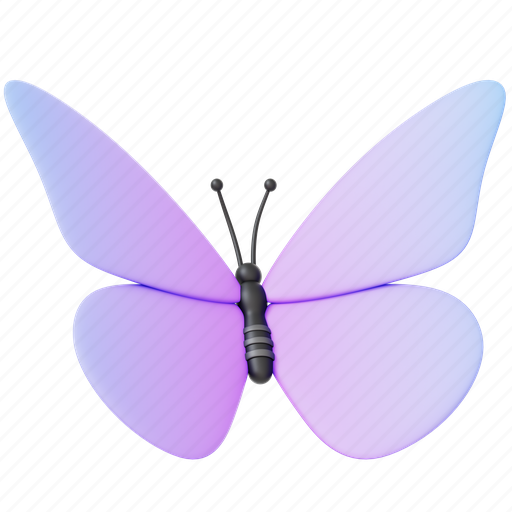 Butterfly, fly, spring, wings, insect 3D illustration - Download on Iconfinder