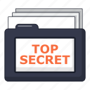 cartoon, folder, object, package, secret, stamp, top