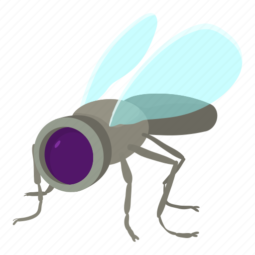 Cartoon, fly, insect, logo, object, pest, spyfly icon - Download on Iconfinder