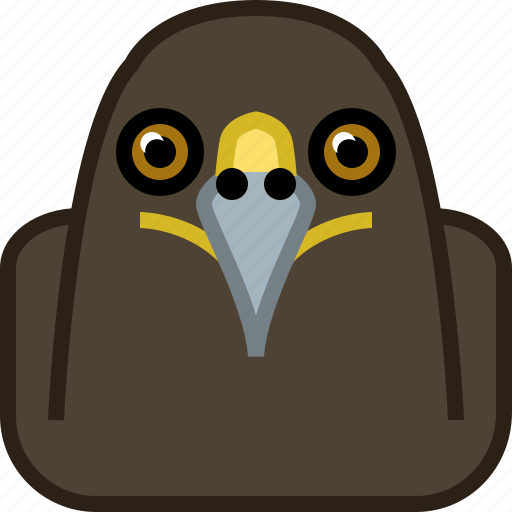 Animals, eagle, head, predator, square, wild, zoo icon - Download on Iconfinder