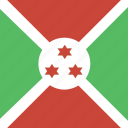 burundi, flag, square