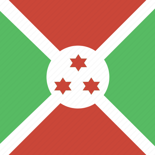 Burundi, flag, square icon - Download on Iconfinder