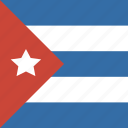 flag, square, cuba