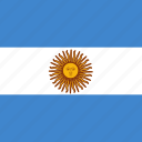 argentina, square, flag