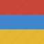 flag, square, armenia 