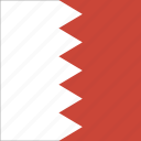 bahrain, flag, square
