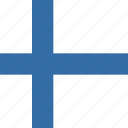 flag, finland, square