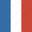 flag, square, france 