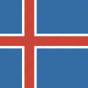iceland, flag, square